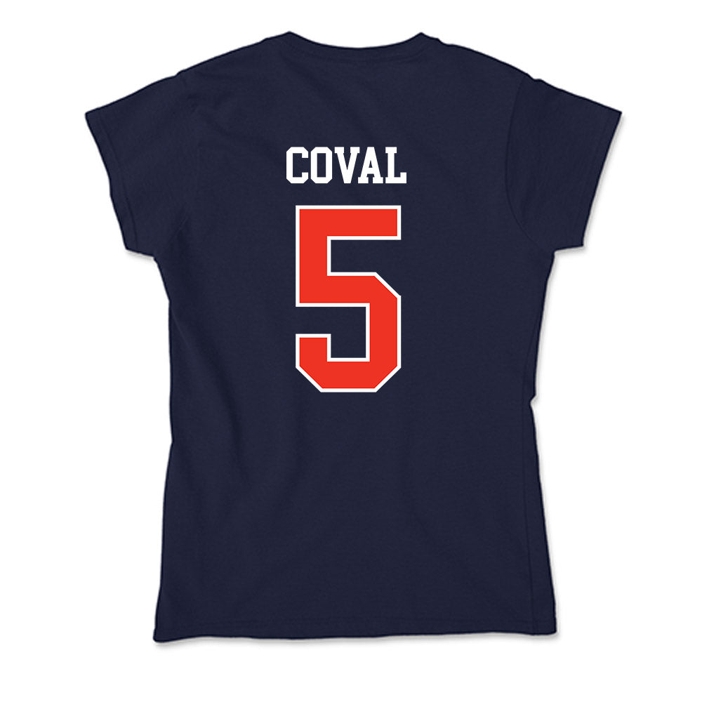 Syracuse - NCAA Women's Soccer : Julia Coval - Soft Style Women’s T-Shirt-1