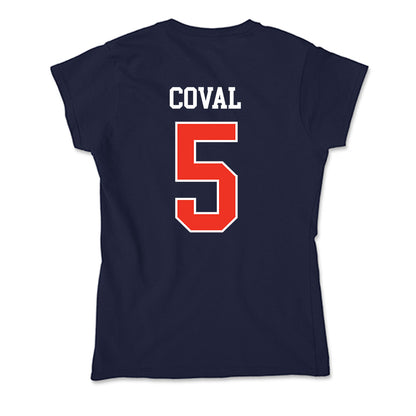 Syracuse - NCAA Women's Soccer : Julia Coval - Soft Style Women’s T-Shirt-1