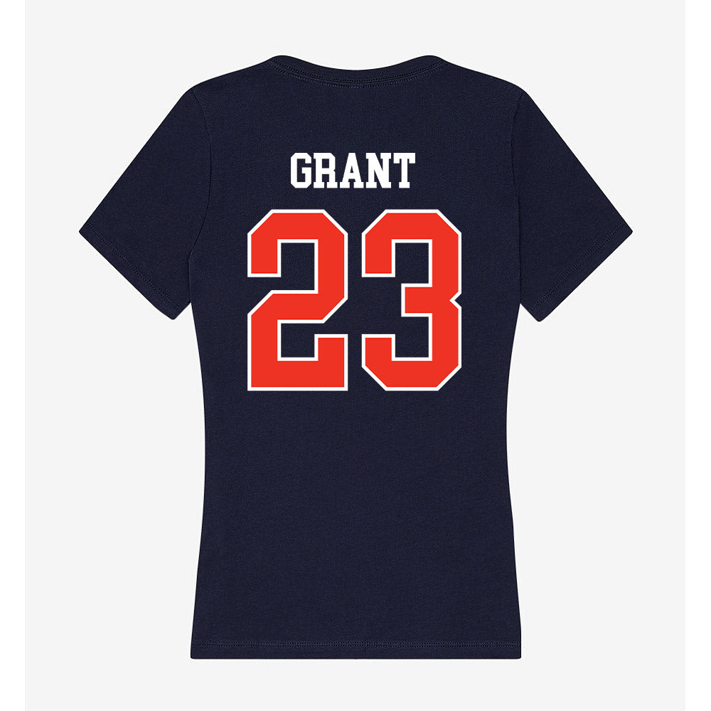 Syracuse - NCAA Football : Devin Grant - Women's V-Neck T-Shirt-1