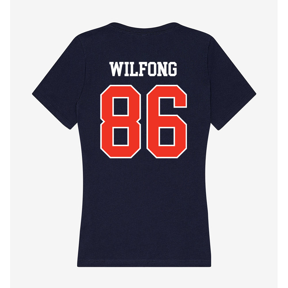 Syracuse - NCAA Football : Terrell Wilfong - Women's V-Neck T-Shirt-1