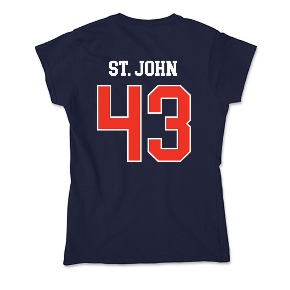 Syracuse - NCAA Football : Garvin St. John - Soft Style Women’s T-Shirt-1