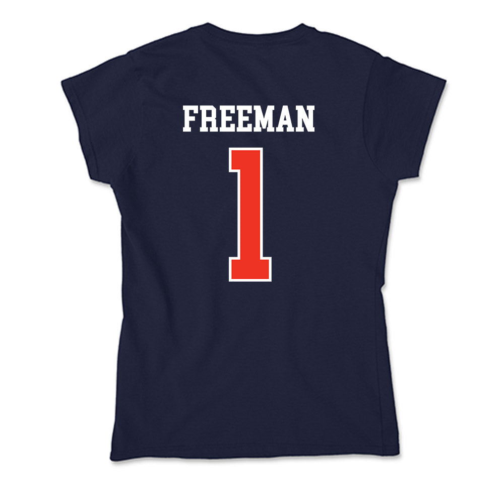 Syracuse - NCAA Men's Basketball : Donavan Freeman - Soft Style Women’s T-Shirt-1