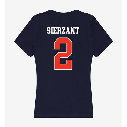 Syracuse - NCAA Women's Volleyball : Veronica Sierzant - Women's V-Neck T-Shirt-1