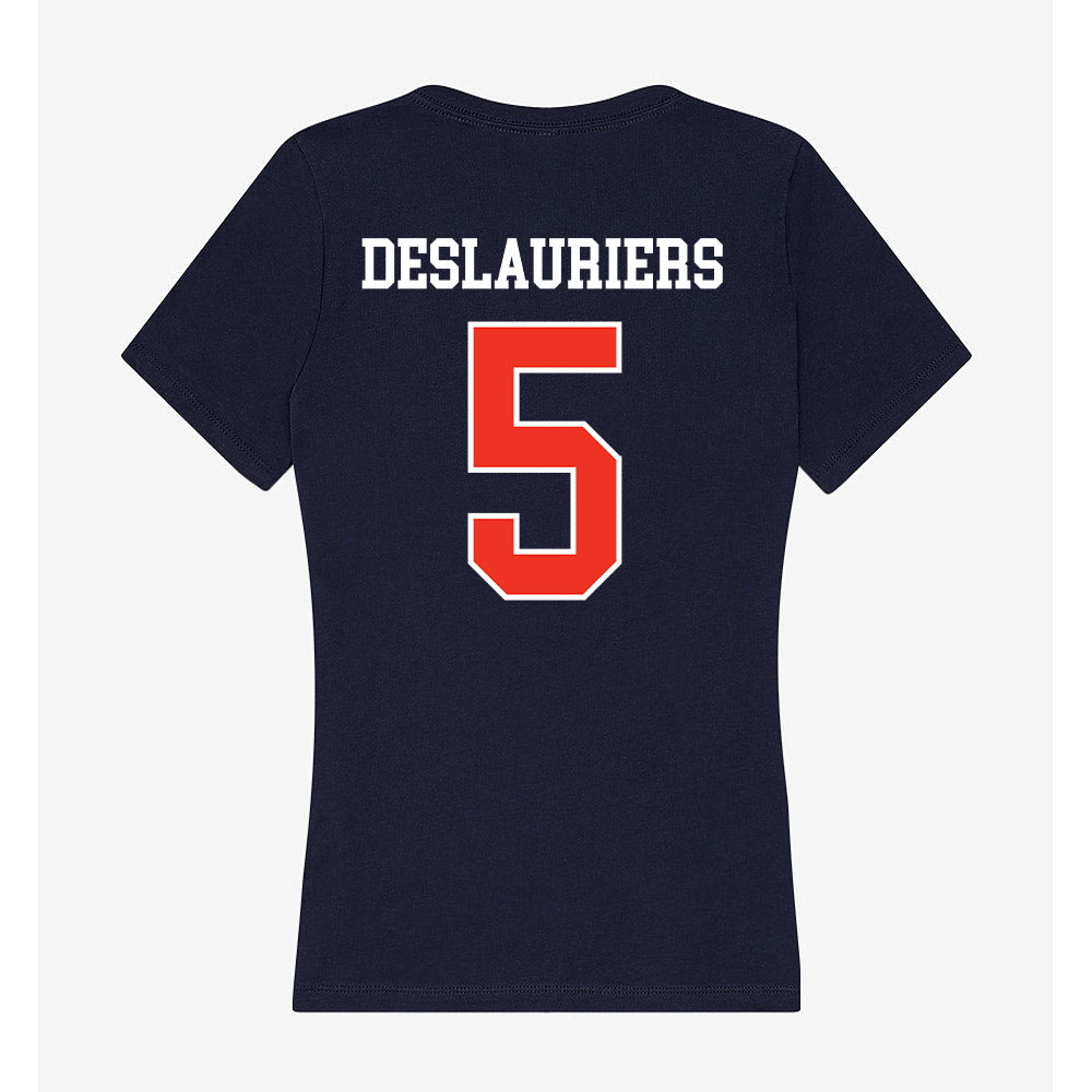 Syracuse - NCAA Football : Antoine Deslauriers - Women's V-Neck T-Shirt-1