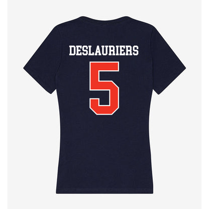 Syracuse - NCAA Football : Antoine Deslauriers - Women's V-Neck T-Shirt-1