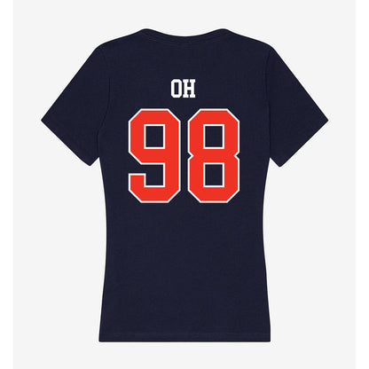 Syracuse - NCAA Football : Jadyn Oh - Women's V-Neck T-Shirt-1