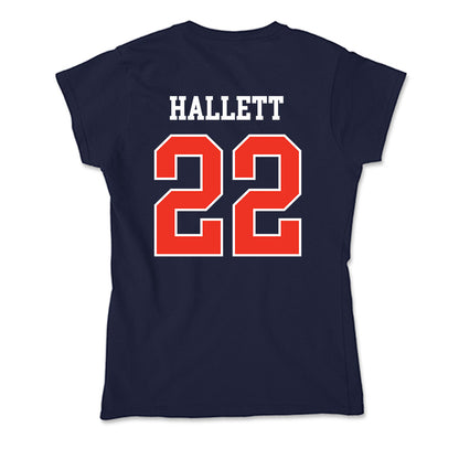 Syracuse - NCAA Women's Ice Hockey : Charlotte Hallett - Soft Style Women’s T-Shirt-1