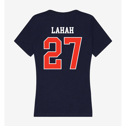 Syracuse - NCAA Women's Lacrosse : Izzy Lahah - Women's V-Neck T-Shirt-1