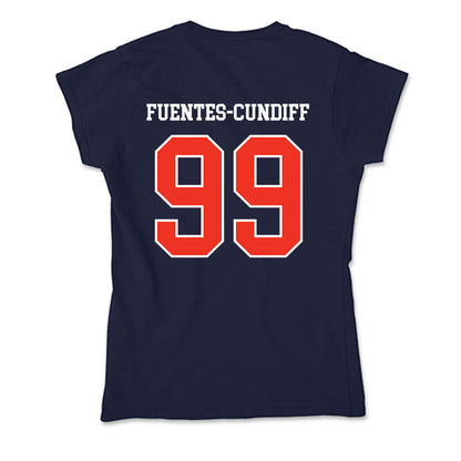 Syracuse - NCAA Football : Elijah Fuentes-Cundiff - Soft Style Women’s T-Shirt-1