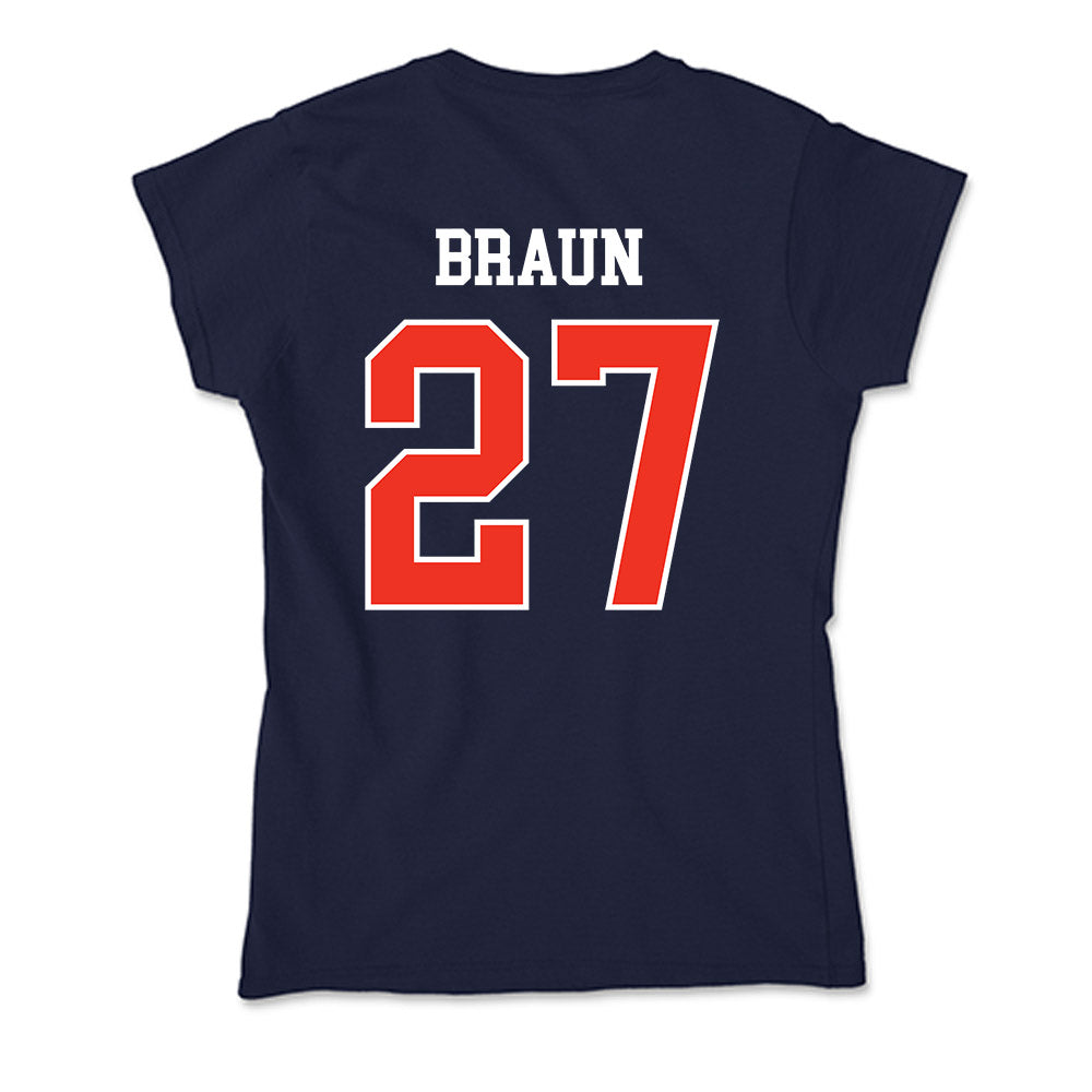 Syracuse - NCAA Women's Soccer : Blythe Braun - Soft Style Women’s T-Shirt-1