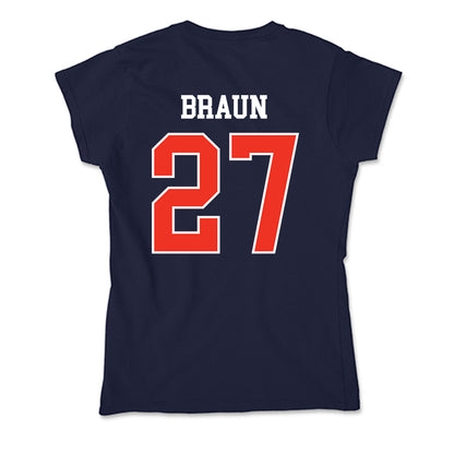 Syracuse - NCAA Women's Soccer : Blythe Braun - Soft Style Women’s T-Shirt-1
