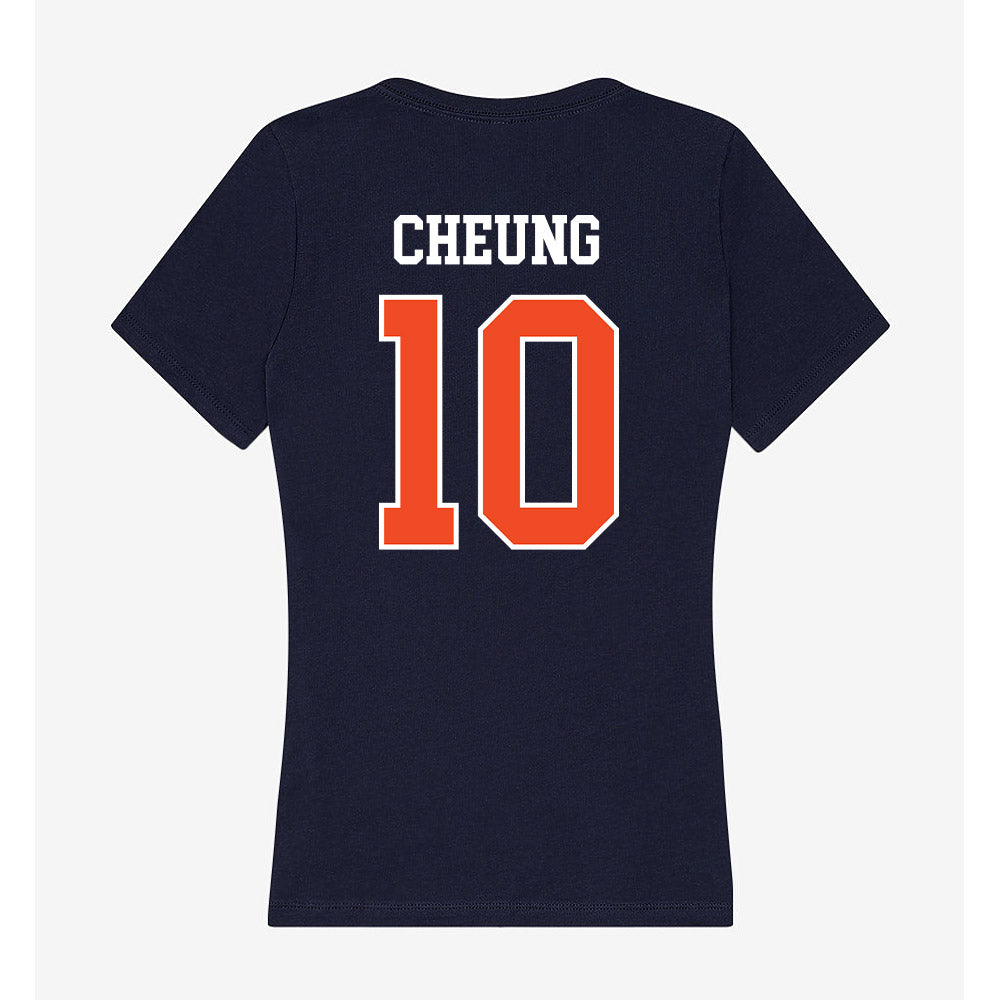 Syracuse - NCAA Women's Ice Hockey : Jessica Cheung - Women's V-Neck T-Shirt-1