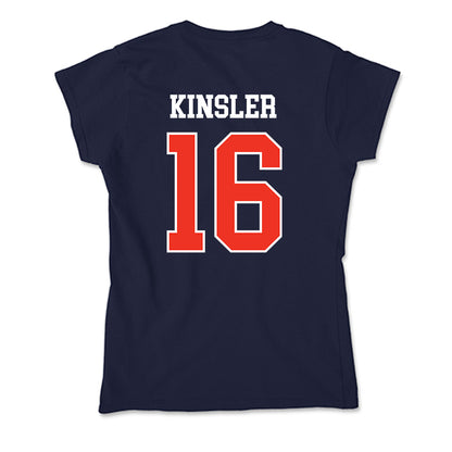 Syracuse - NCAA Women's Ice Hockey : Jackson Kinsler - Soft Style Women’s T-Shirt-1