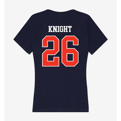 Syracuse - NCAA Softball : Mackenzie Knight - Women's V-Neck T-Shirt-1