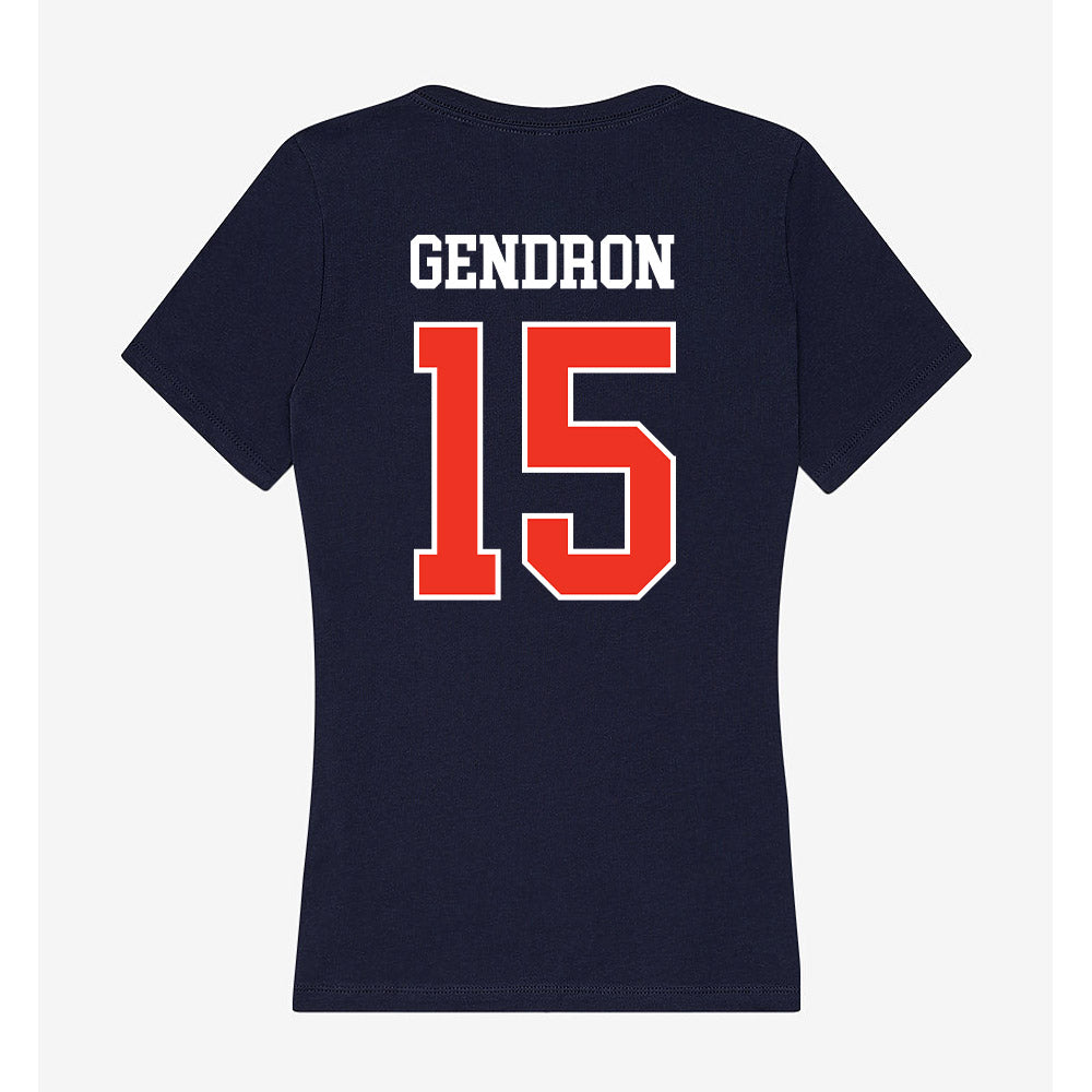 Syracuse - NCAA Women's Ice Hockey : Sami Gendron - Women's V-Neck T-Shirt-1