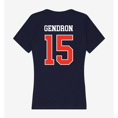 Syracuse - NCAA Women's Ice Hockey : Sami Gendron - Women's V-Neck T-Shirt-1