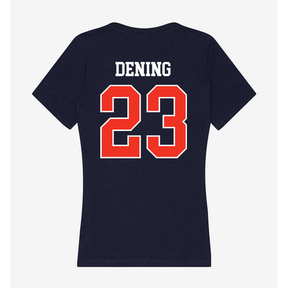 Syracuse - NCAA Women's Soccer : Julia Dening - Women's V-Neck T-Shirt-1