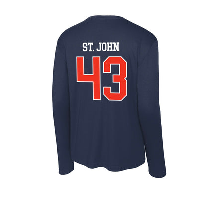 Syracuse - NCAA Football : Garvin St. John - Activewear Long Sleeve T-Shirt-1