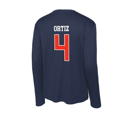 Syracuse - NCAA Women's Volleyball : Emma Ortiz - Activewear Long Sleeve T-Shirt-1