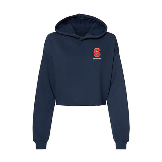 Syracuse - NCAA Football : Chase Simmons - Women's Crop Fleece Hoodie-0