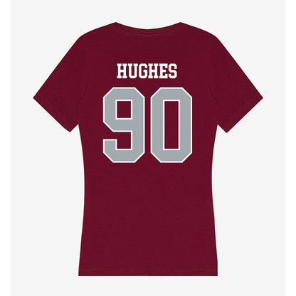 WSU - NCAA Football : Michael Hughes - Women's V-Neck T-Shirt-1