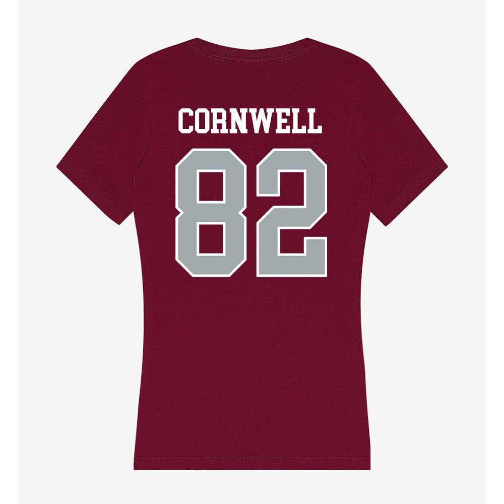 WSU - NCAA Football : Jesiah Cornwell - Women's V-Neck T-Shirt-1