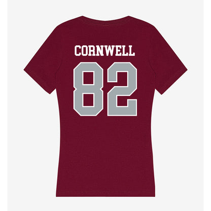 WSU - NCAA Football : Jesiah Cornwell - Women's V-Neck T-Shirt-1