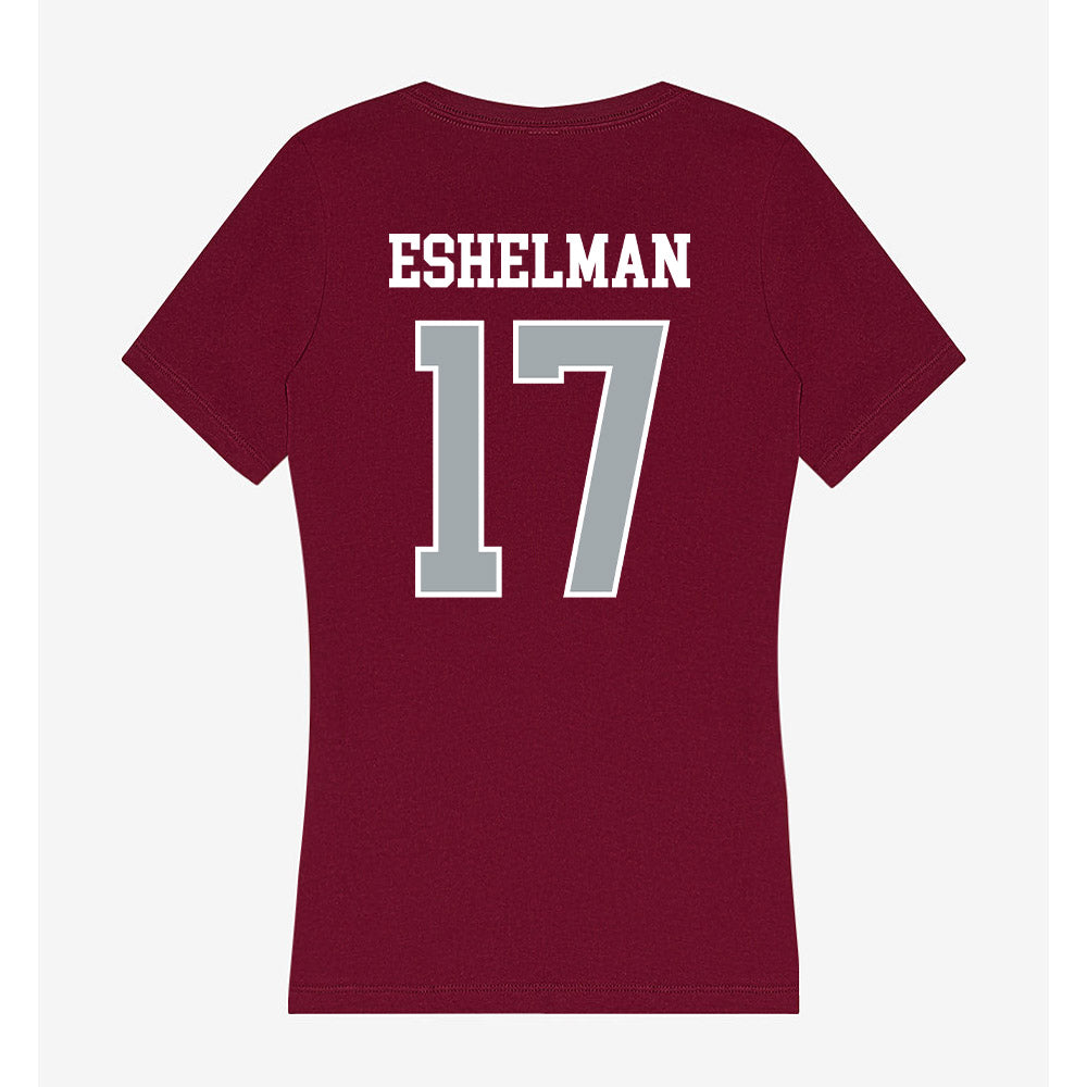 WSU - NCAA Football : Owen Eshelman - Women's V-Neck T-Shirt-1