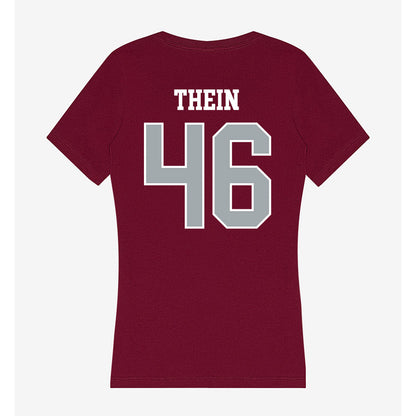 WSU - NCAA Baseball : Noah Thein - Women's V-Neck T-Shirt-1