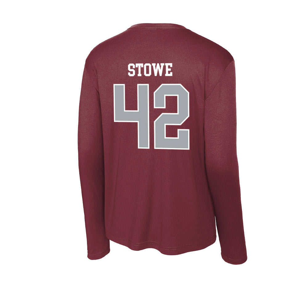 WSU - NCAA Baseball : Trevor Stowe - Activewear Long Sleeve T-Shirt-1