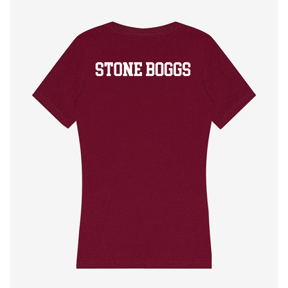 WSU - NCAA Women's Track & Field : Alaina Stone Boggs - Women's V-Neck T-Shirt-1