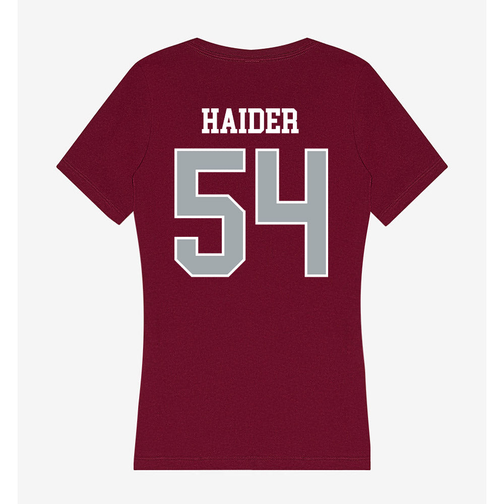 WSU - NCAA Baseball : Rylan Haider - Women's V-Neck T-Shirt-1