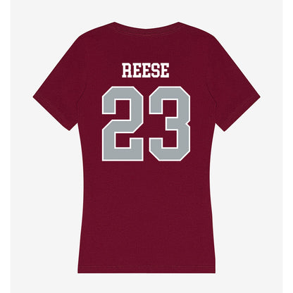 WSU - NCAA Women's Soccer : Ashle Reese - Women's V-Neck T-Shirt-1