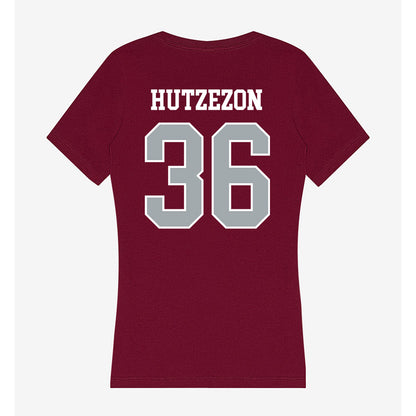 WSU - NCAA Baseball : Ingmar Hutzezon - Women's V-Neck T-Shirt-1