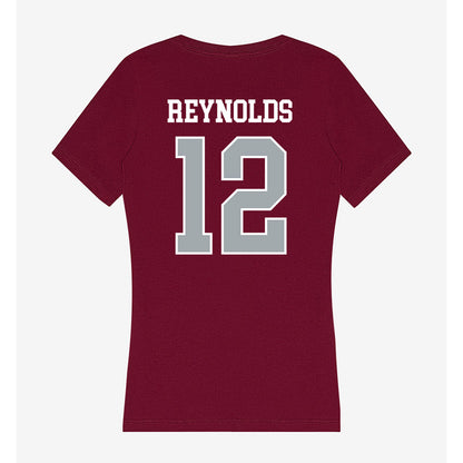 WSU - NCAA Football : Carsten Reynolds - Women's V-Neck T-Shirt-1