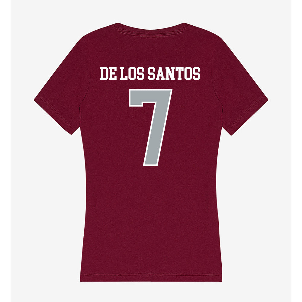 WSU - NCAA Women's Soccer : Ana De Los Santos - Women's V-Neck T-Shirt-1
