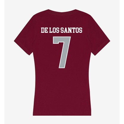 WSU - NCAA Women's Soccer : Ana De Los Santos - Women's V-Neck T-Shirt-1
