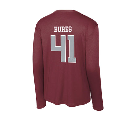 WSU - NCAA Football : Sean Bures - Activewear Long Sleeve T-Shirt-1