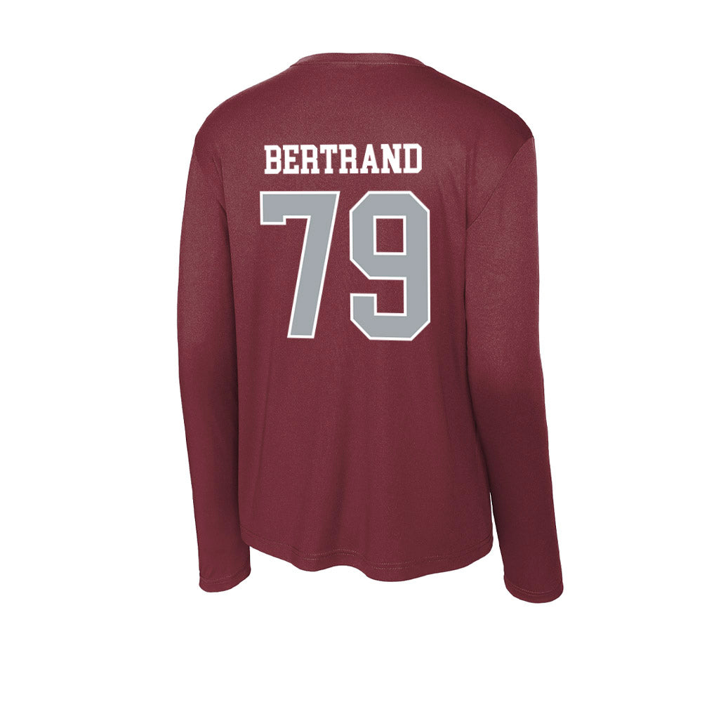 WSU - NCAA Football : Turner Bertrand - Activewear Long Sleeve T-Shirt-1