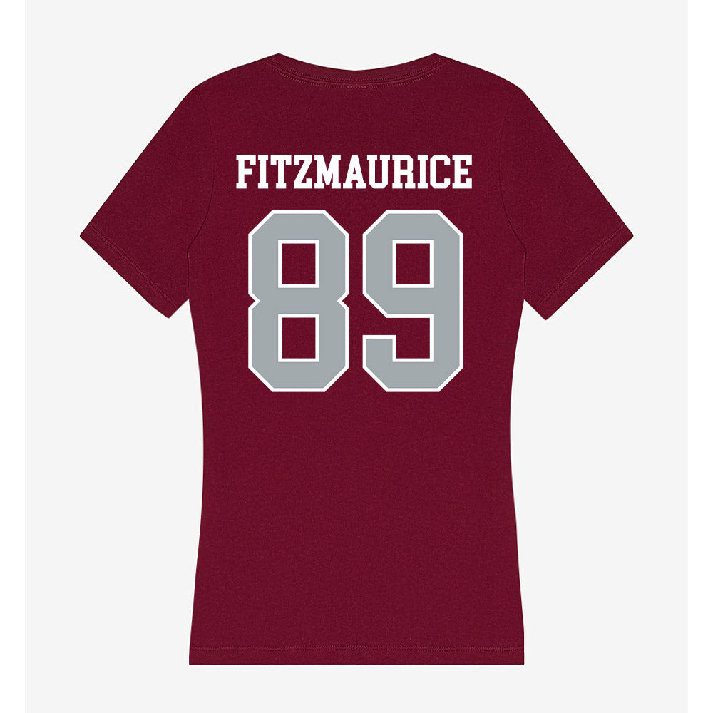 WSU - NCAA Football : Donovan Fitzmaurice - Women's V-Neck T-Shirt-1