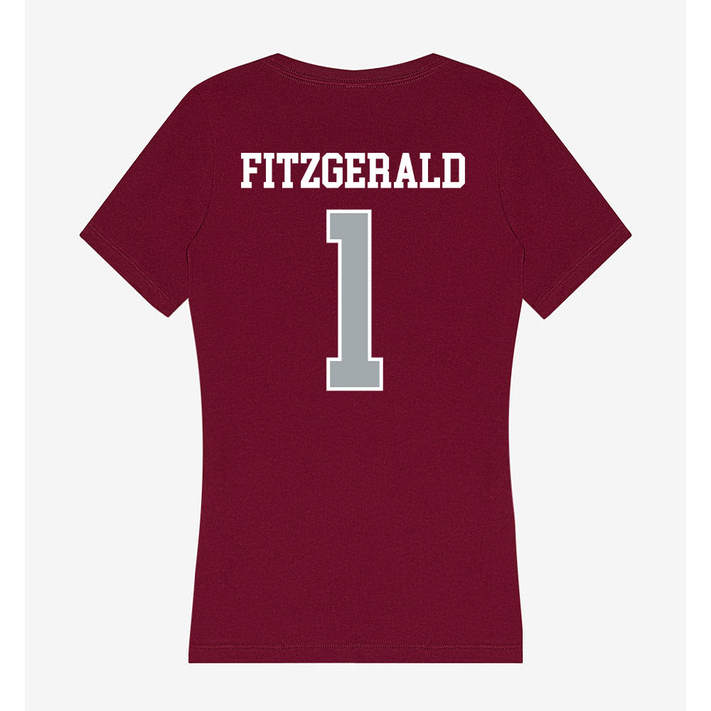 WSU - NCAA Women's Soccer : KEARA FITZGERALD - Women's V-Neck T-Shirt-1