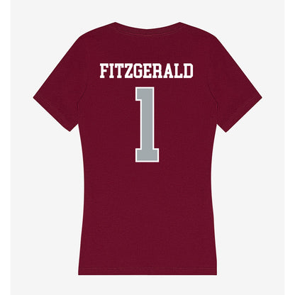 WSU - NCAA Women's Soccer : KEARA FITZGERALD - Women's V-Neck T-Shirt-1