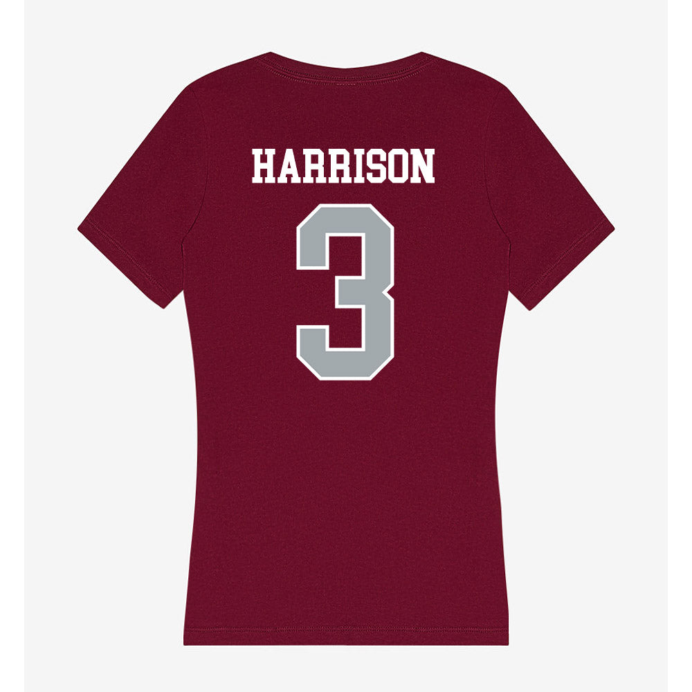 WSU - NCAA Men's Golf : Garrett Harrison - Women's V-Neck T-Shirt-1