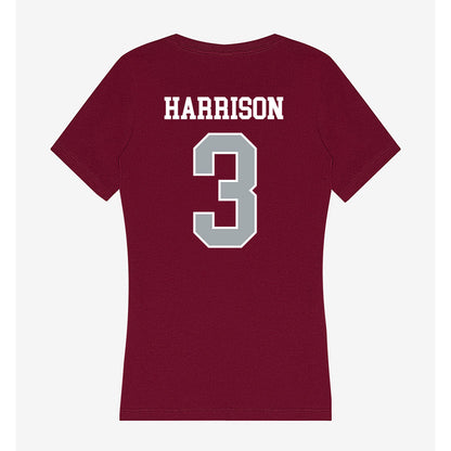 WSU - NCAA Men's Golf : Garrett Harrison - Women's V-Neck T-Shirt-1