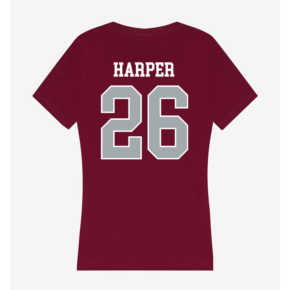 WSU - NCAA Baseball : Owen Harper - Women's V-Neck T-Shirt-1
