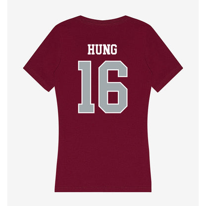 WSU - NCAA Football : Isaiah Hung - Women's V-Neck T-Shirt-1