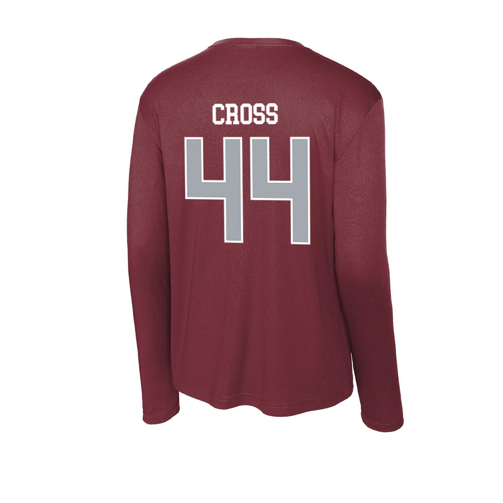 WSU - NCAA Baseball : Brock Cross - Activewear Long Sleeve T-Shirt-1
