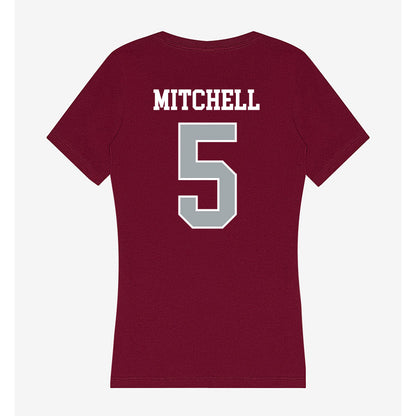 WSU - NCAA Women's Soccer : Keira Mitchell - Women's V-Neck T-Shirt-1