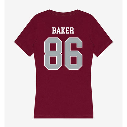 WSU - NCAA Football : Beau Baker - Women's V-Neck T-Shirt-1