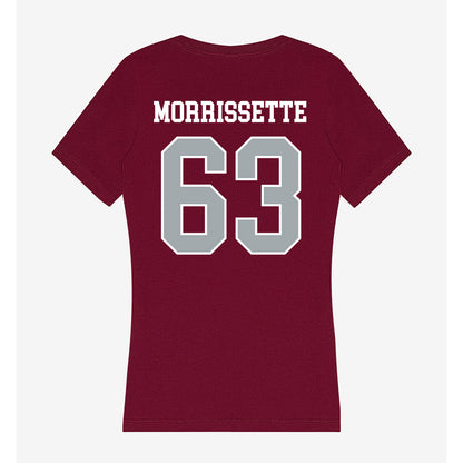 WSU - NCAA Football : Barry Morrissette - Women's V-Neck T-Shirt-1